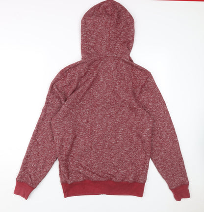 Mens UK Size S Jack Wills Red Full Zip Hoodie