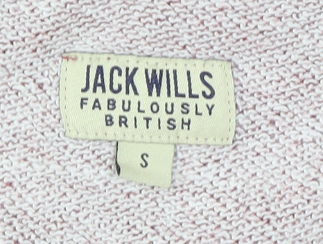 Mens UK Size S Jack Wills Red Full Zip Hoodie