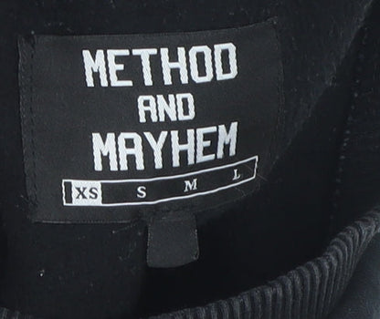 Method and Mayhem Men's Black XS Pullover Sweatshirt