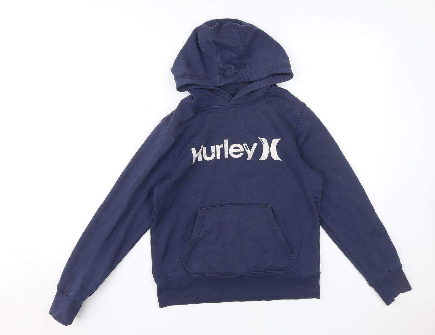 Hurley Boys Blue Pullover Hoodie Size 10-11 Years