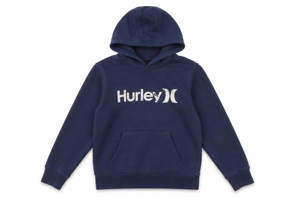 Hurley Boys Blue Pullover Hoodie Size 10-11 Years