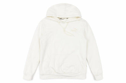 Front view of Puma Women's Ivory Hoodie XS - Trendy Sportswear