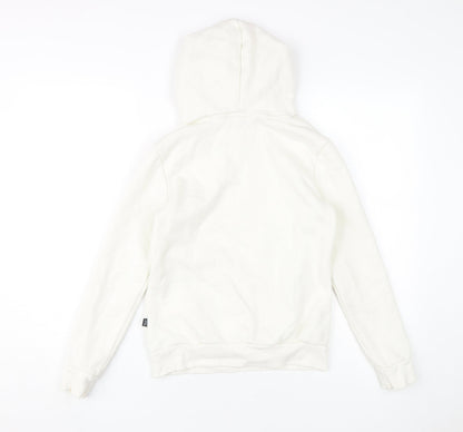 Womens UK Size XS PUMA Ivory Pullover Hoodie