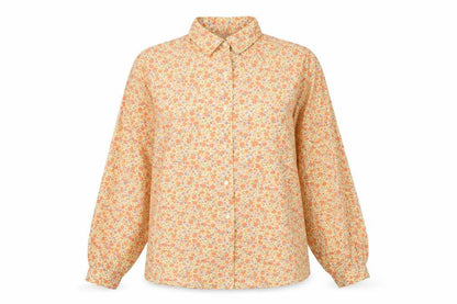 Gap Women's Floral Button-Up Shirt Multicoloured S