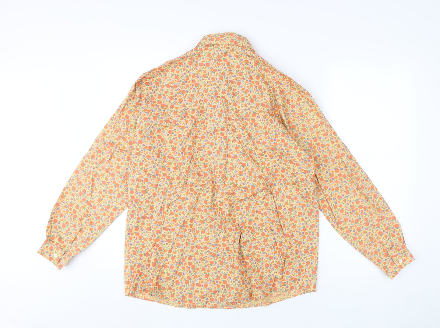 GAP Women's Floral Button-Up Shirt Multicoloured S