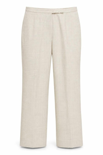 Womens UK Size 18 Marks and Spencer Regular Fit Dress Pants Beige Trousers