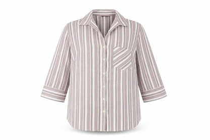 East Coast Women's Multicoloured Button-Up Shirt