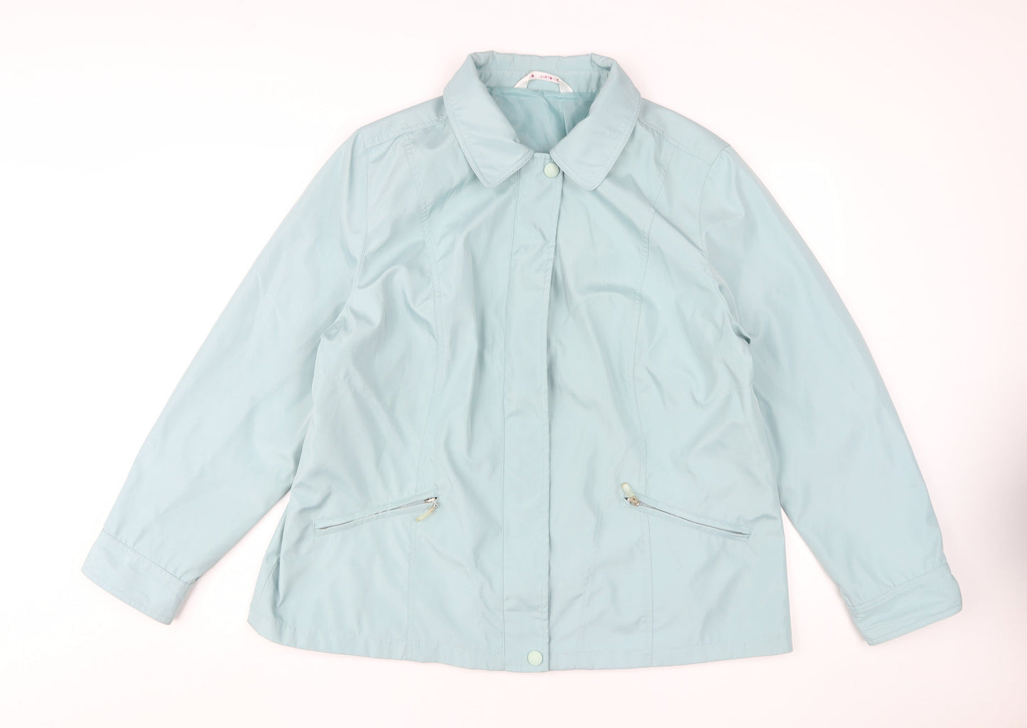 Womens UK Size L Bonmarché Blue Basic Jacket