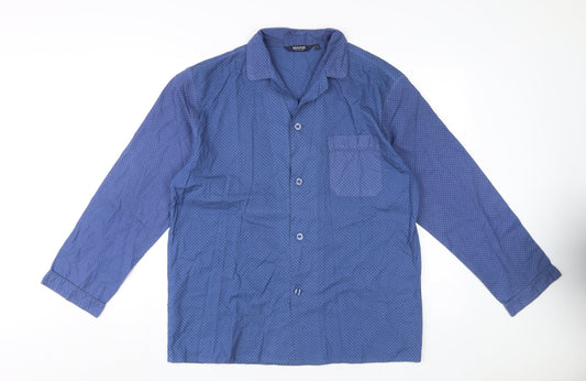 Maine New England Blue Button-Up Shirt M
