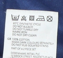 Maine New England Blue Button-Up Shirt M