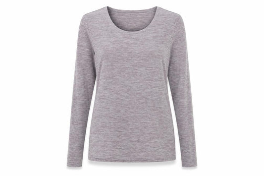 32 Degrees Women's Grey Long Sleeve T-Shirt, M