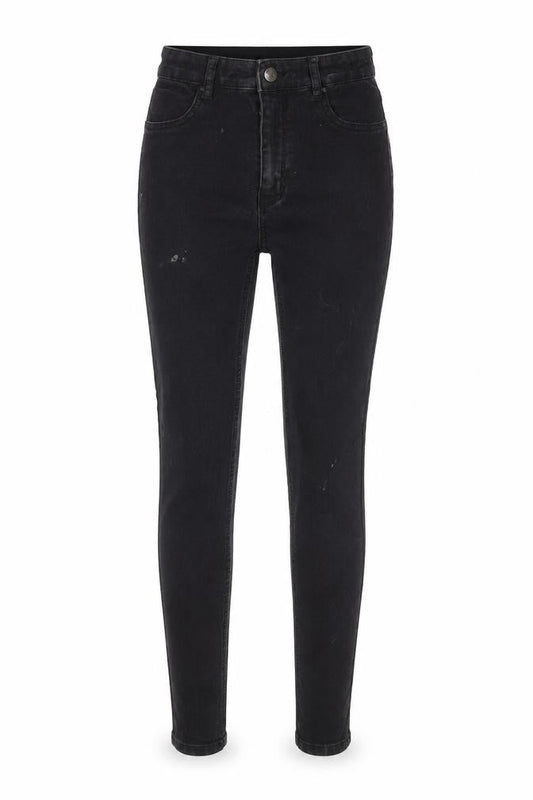 Womens UK Size 12 Pull&Bear Slim Fit Skinny Black Jeans