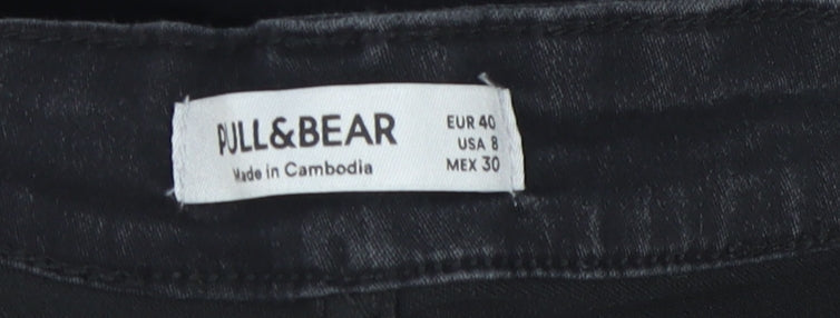 Pull&Bear Women's Black Skinny Jeans Size 12