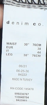 Denim Co. Women's Black Skinny Jeans Size 10