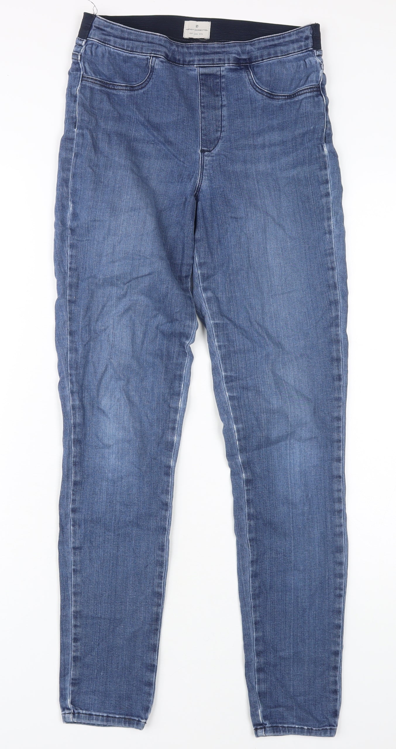 French Connection Women's Blue Skinny Jeans Size 10