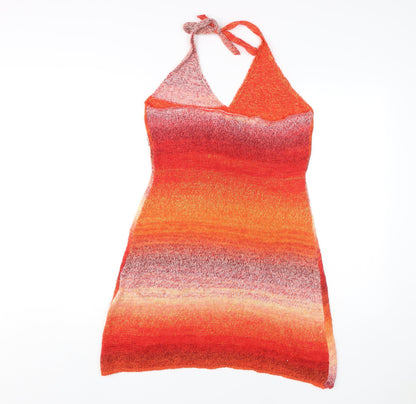 Collusion Women's Multicoloured Slip Dress Size M