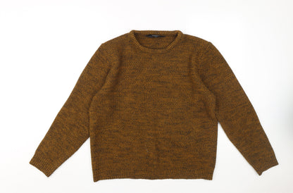 Kensington Eastside Men's Brown Knit Pullover Jumper M