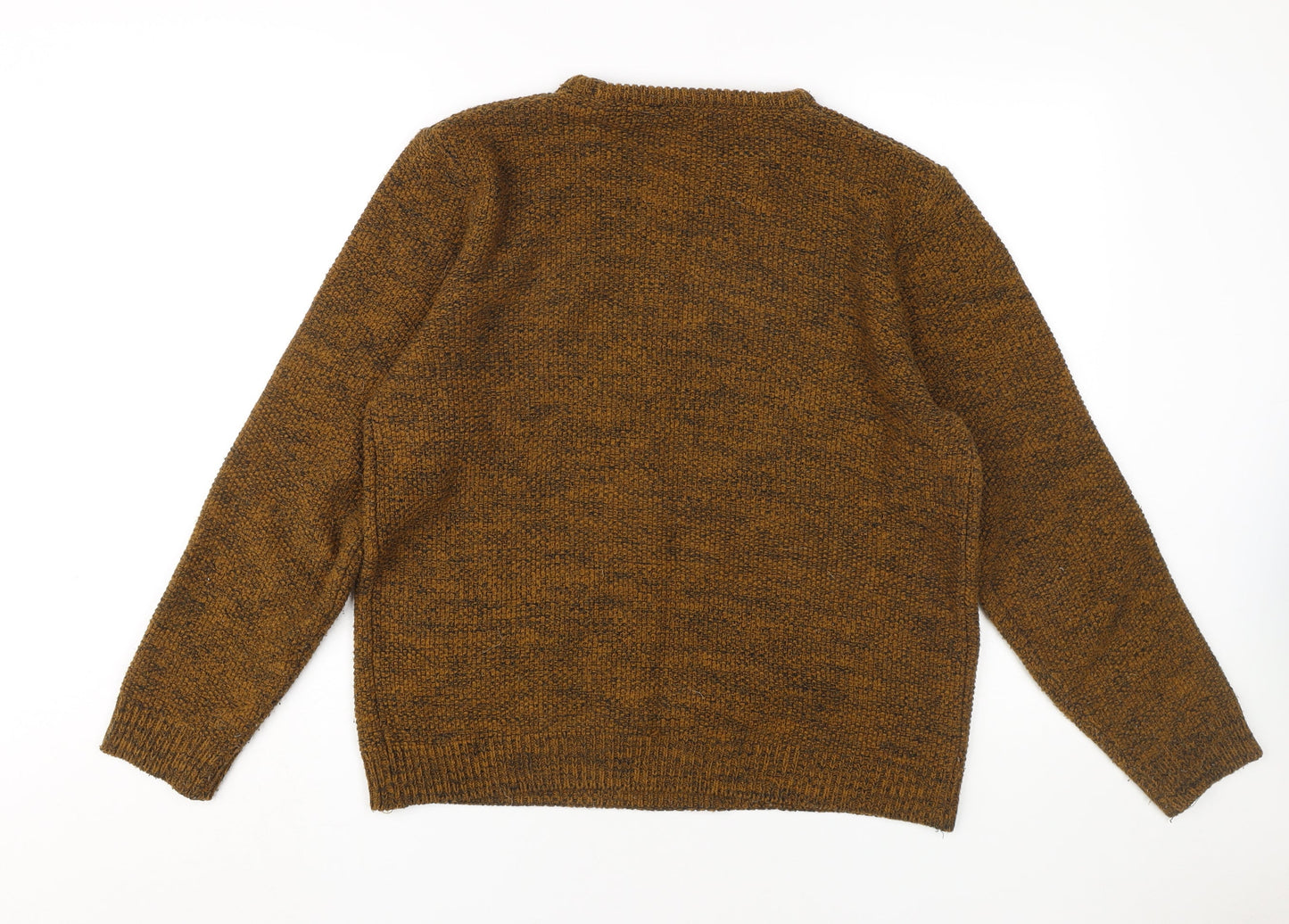 Kensington Eastside Men's Brown Knit Pullover Jumper M