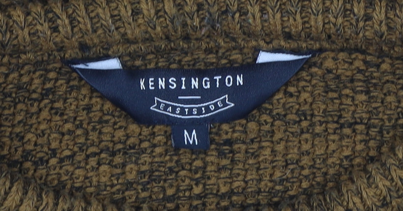 Kensington Eastside Men's Brown Knit Pullover Jumper M