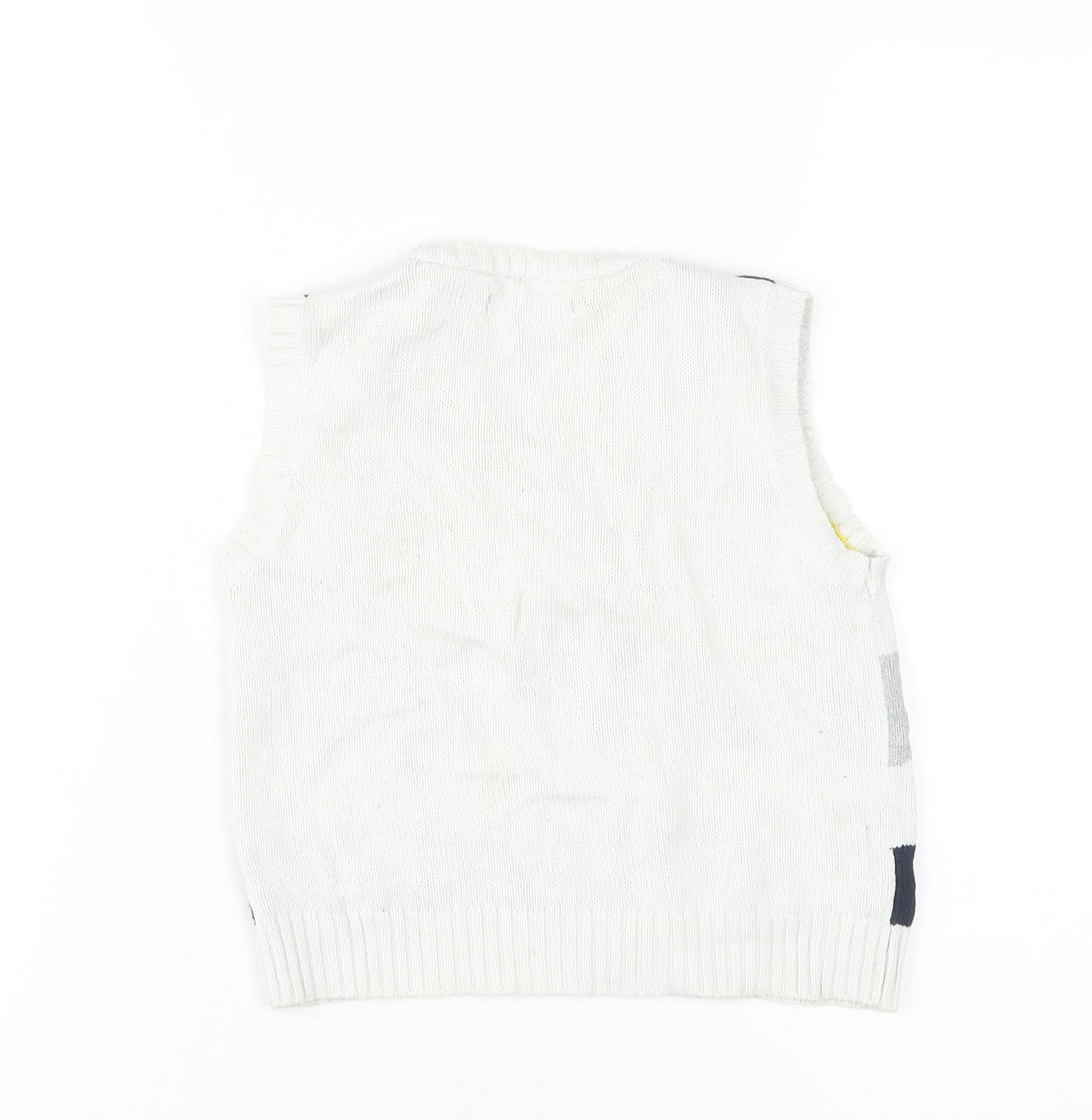 Unisex Adults UK Size 4 Nautica Multicoloured Vest Jumper