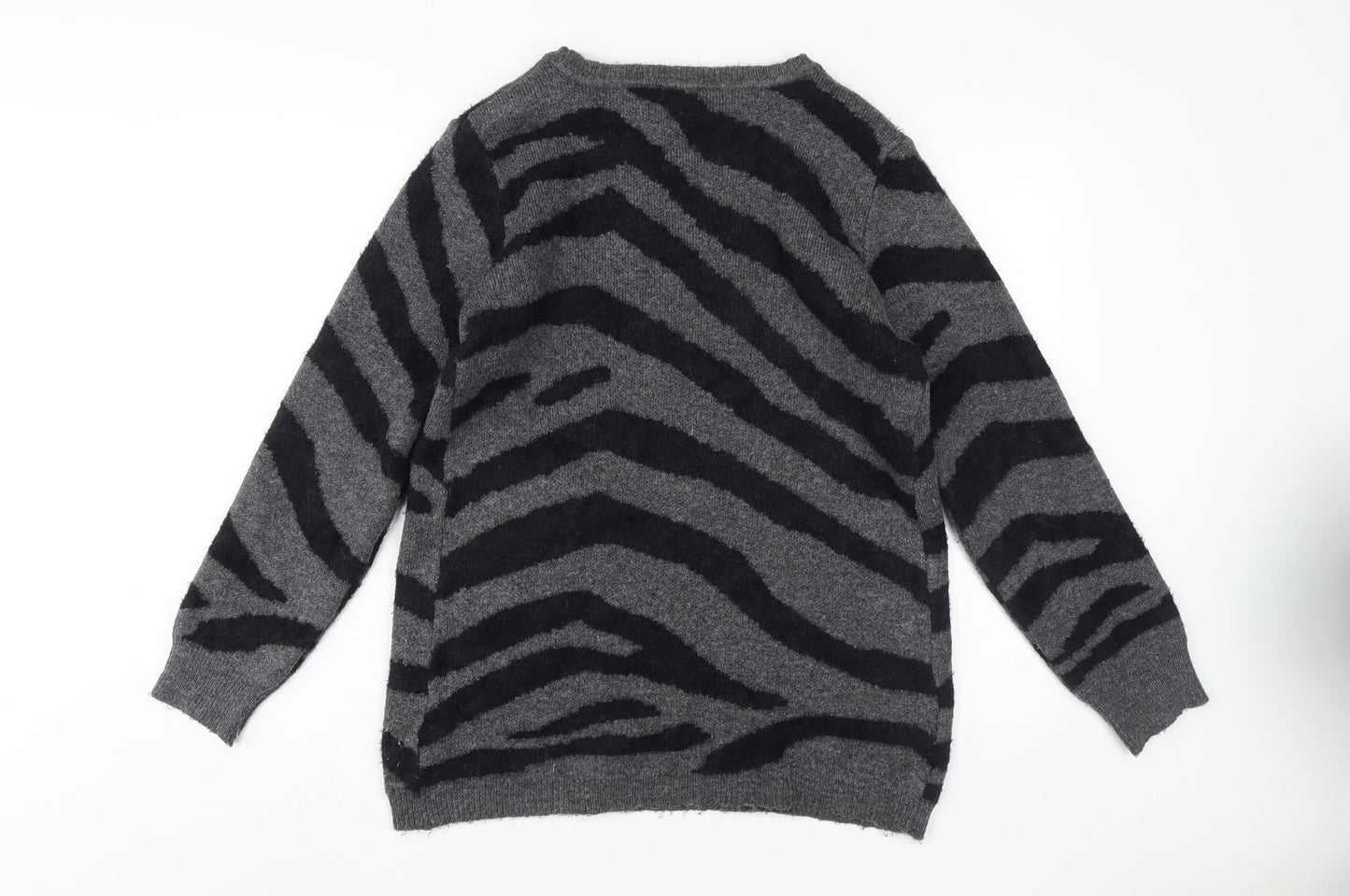 Womens UK Size M JoJo Maman Bébé Grey Pullover Jumper