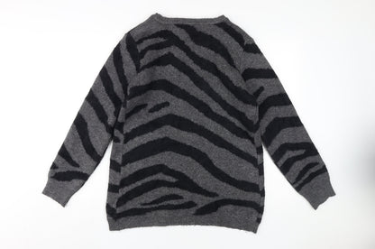 Womens UK Size M JoJo Maman Bébé Grey Pullover Jumper
