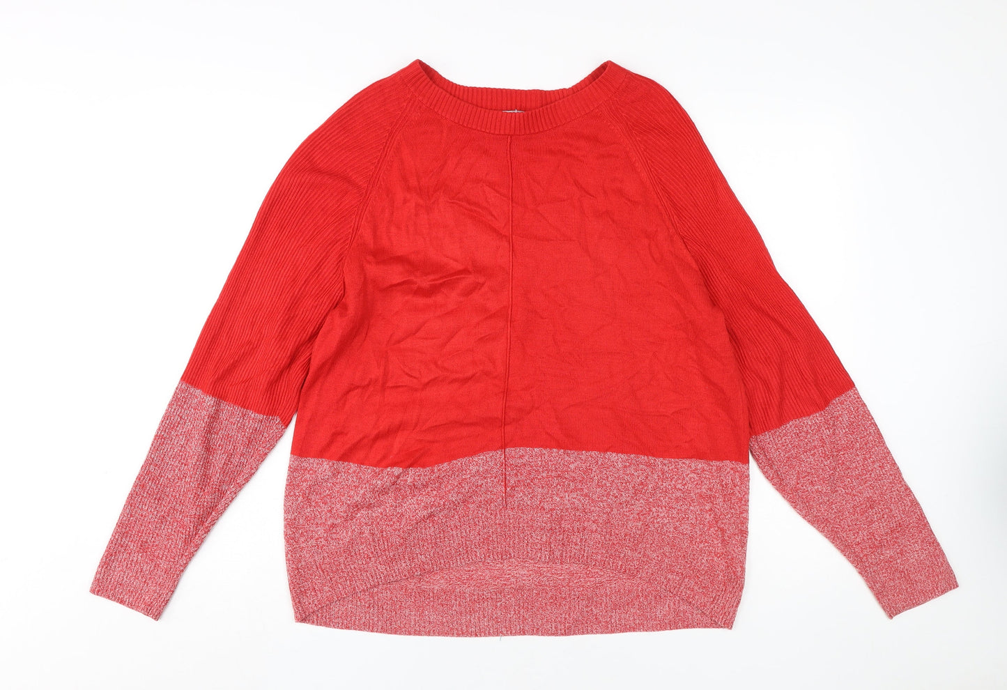 Womens UK Size 12/14 NEXT Red Pullover Jumper