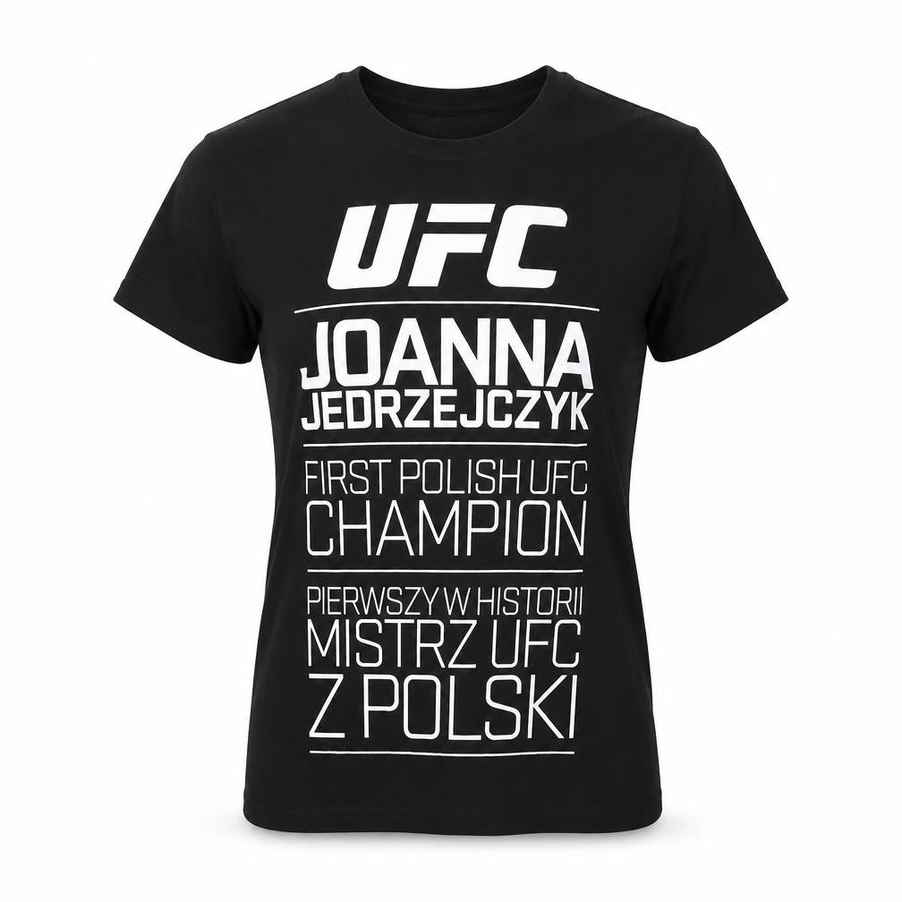 Womens UK Size M UFC Black Basic T-Shirt