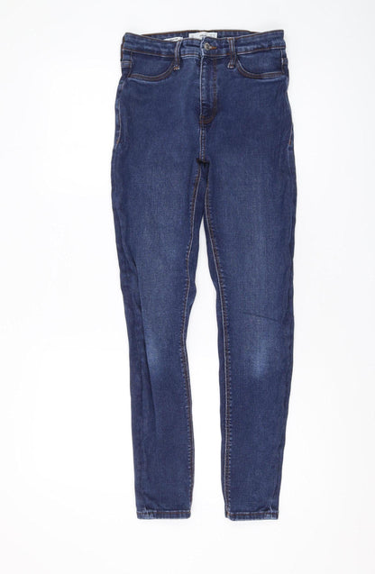 Womens UK Size 10 MNG Slim Fit Skinny Blue Jeans