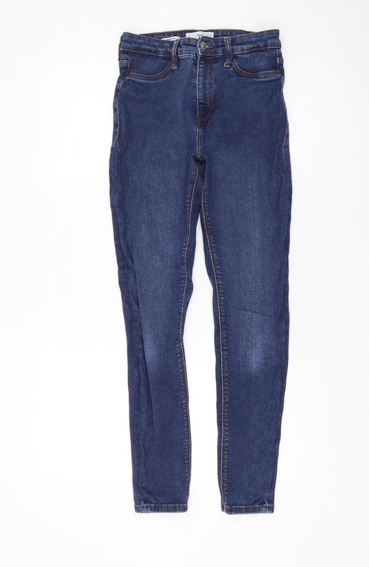 Womens UK Size 10 MNG Slim Fit Skinny Blue Jeans