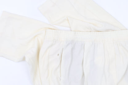Marks and Spencer Women Ivory Jogger Trousers Size 18