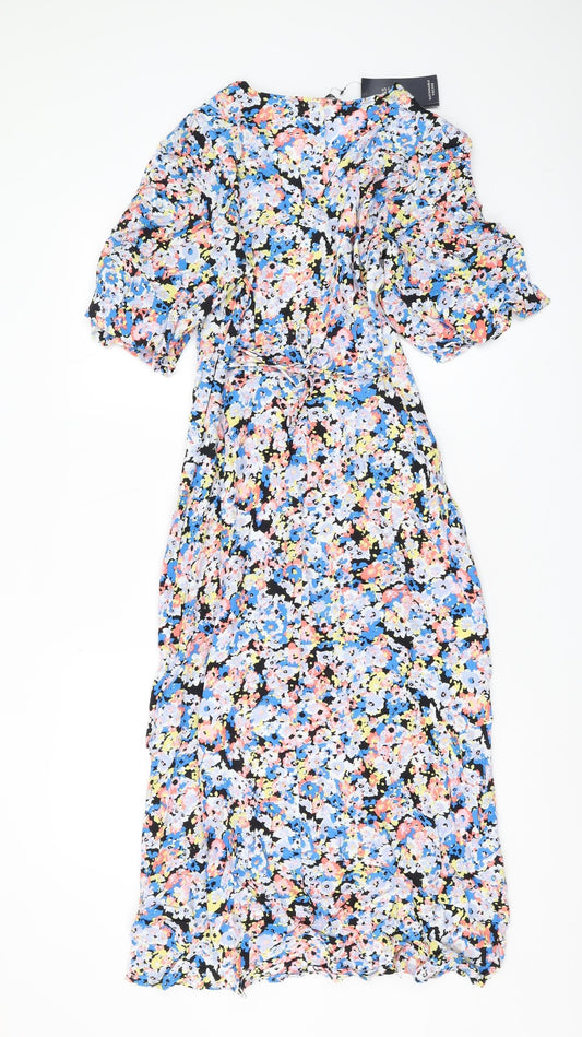Marks and Spencer Women's Floral Midi Dress Size 6