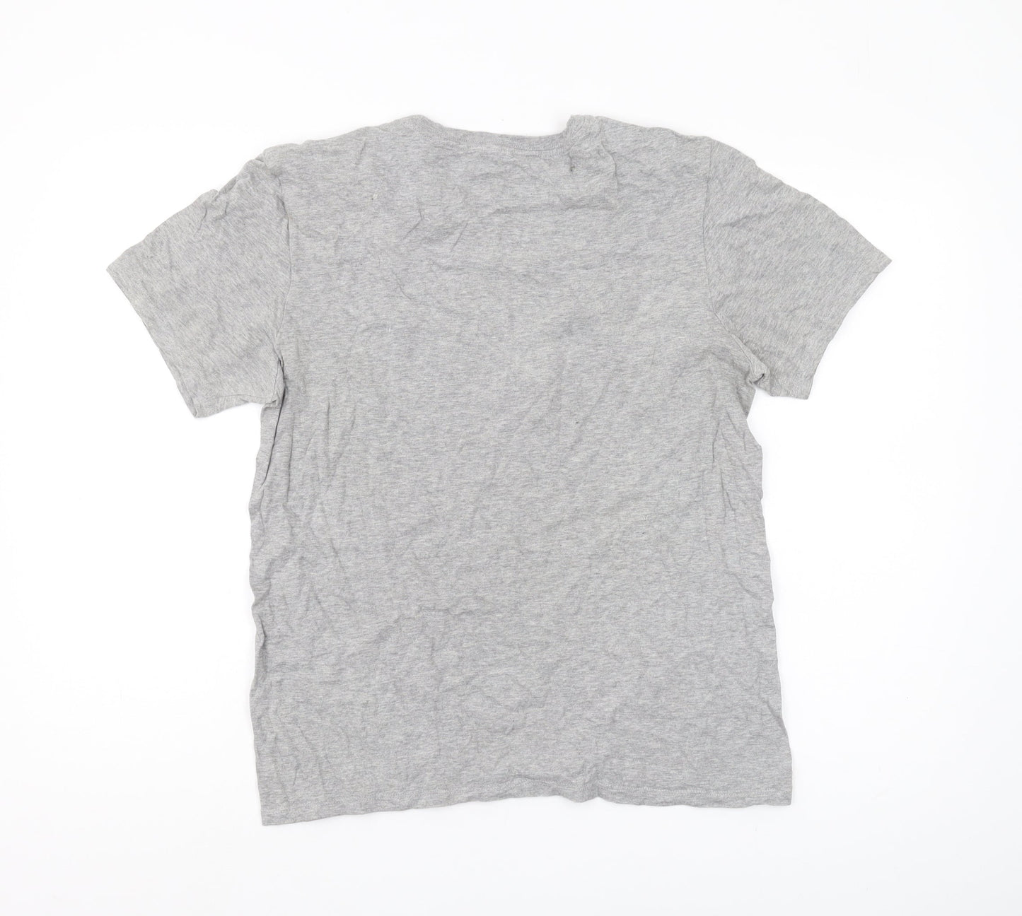 Nike Men's Grey Graphic T-Shirt, Medium, Athletic Fit