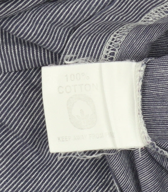 Glenmuir Men’s Grey Striped Polo, Size L