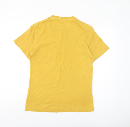 Levi's Men's Yellow Graphic Print T-Shirt M