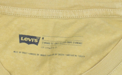 Levi's Men's Yellow Graphic Print T-Shirt M