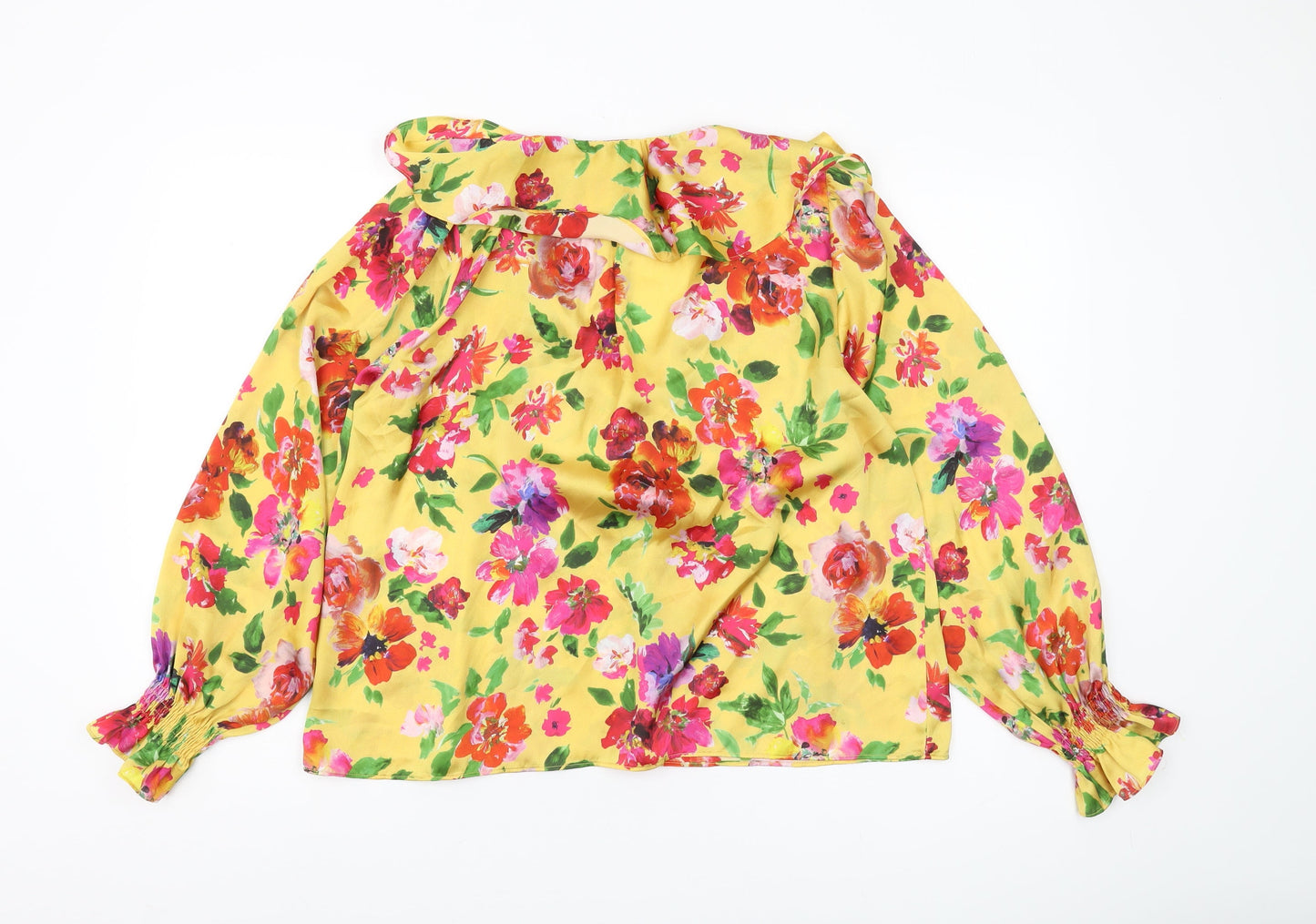 Womens UK Size S Zara Yellow  Blouse