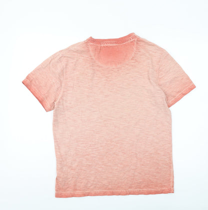 St George by Duffer Men's Orange Surf T-Shirt, Small