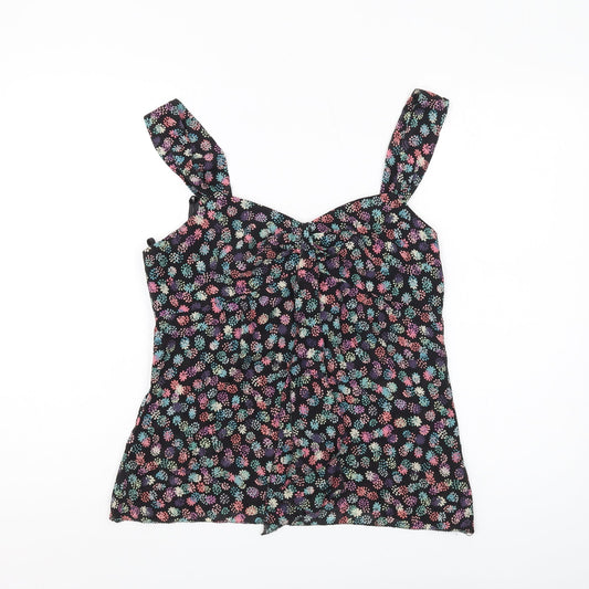 Womens UK Size 8 Ted Baker Multicoloured Camisole Tank