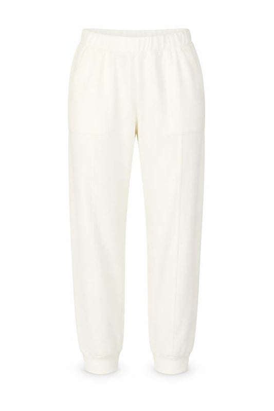 Front view of ASOS Women's Ivory Jogger Sweatpants S Casual Knit