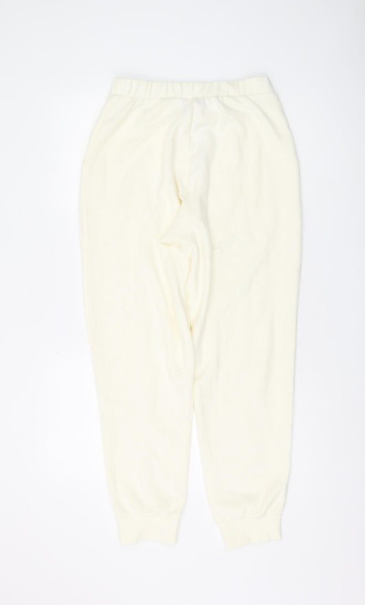 Womens UK Size S ASOS Regular Fit Jogger Ivory Trousers