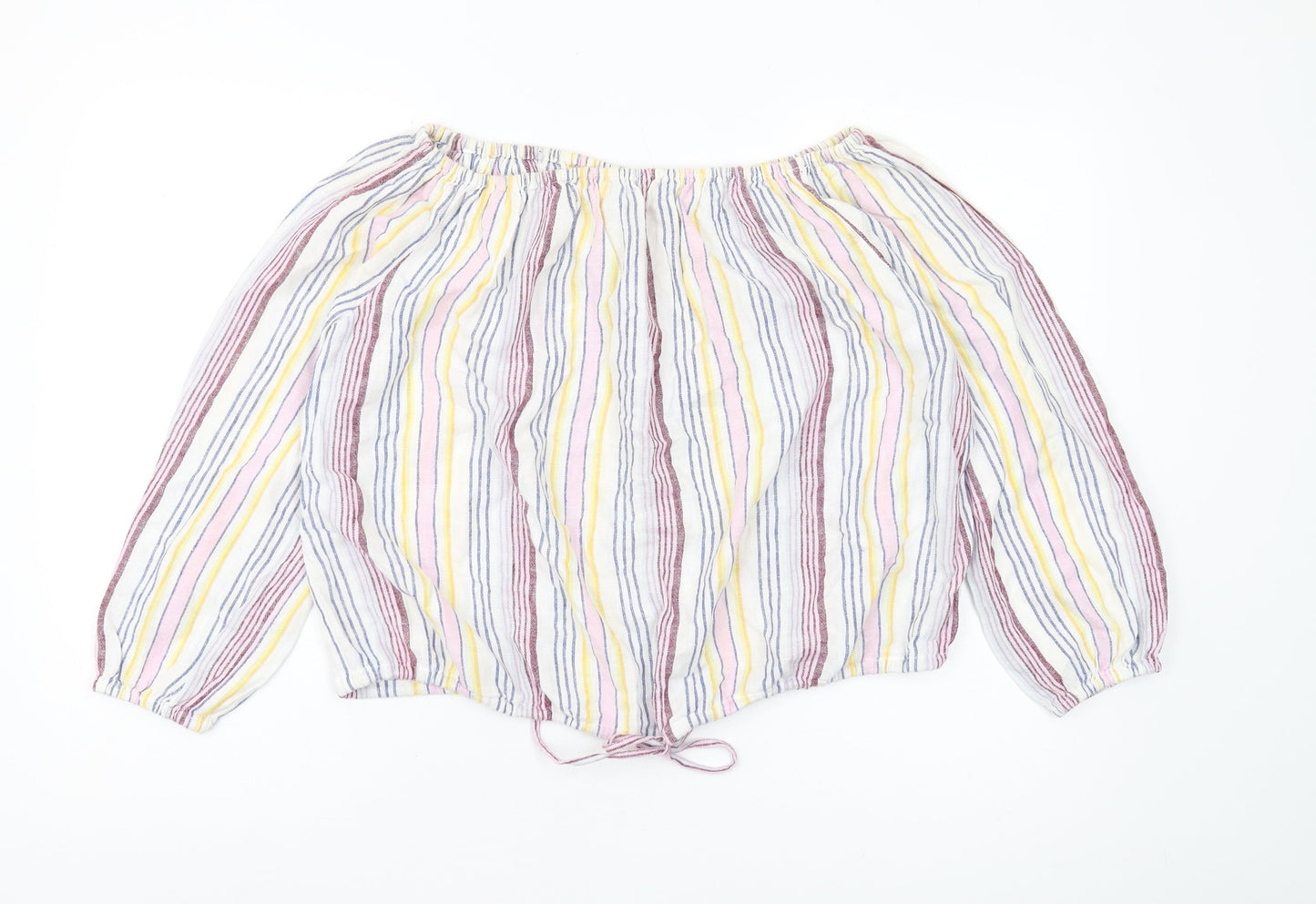GAP Women's XS Multicoloured Striped Blouse