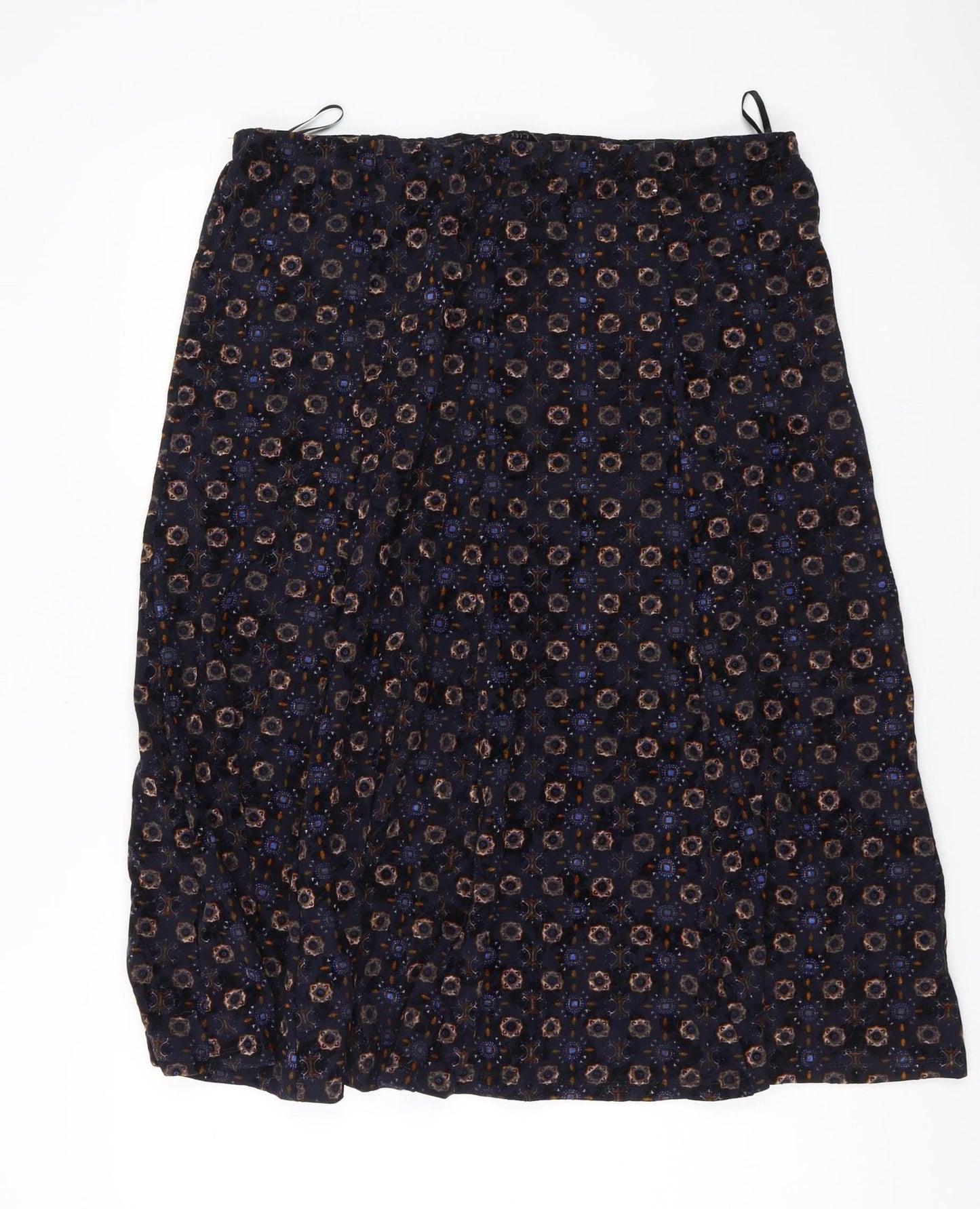 Marks and Spencer Women's Geometric Midi Skirt, Size 16