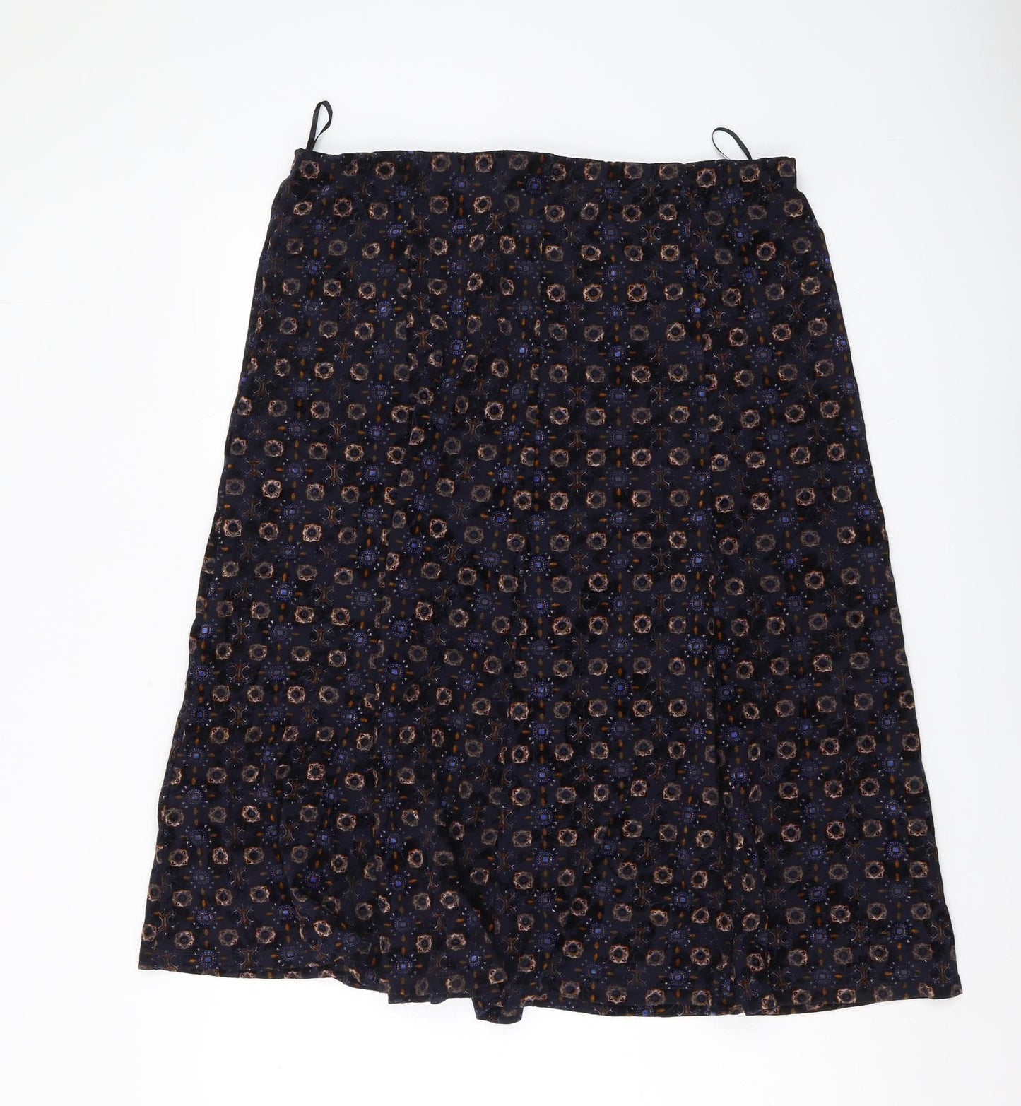 Marks and Spencer Women's Geometric Midi Skirt, Size 16