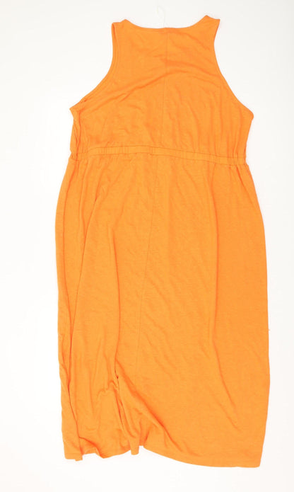 Marks and Spencer Women's Orange Sleeveless Dress
