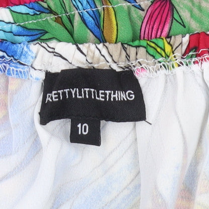 PrettyLittleThing Women's Floral A-Line Dress, Size 10