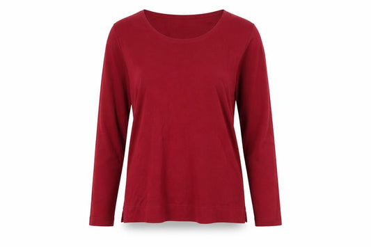 Womens UK Size XS Cotswold Collections Red Basic T-Shirt