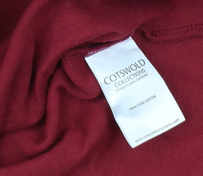 Cotswold Collections Red Women's XS Cotton Top