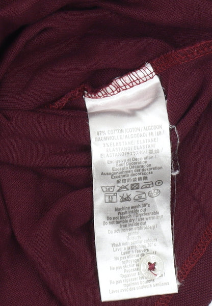 Lacoste Sport Men's Red XL Polo Shirt with Logo