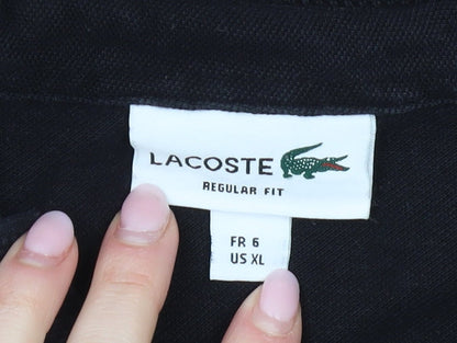 Lacoste Men's Black XL Polo